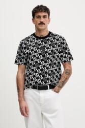 Karl Lagerfeld Jeans pamut póló - fekete M - answear - 38 990 Ft