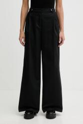 Karl Lagerfeld Jeans pamut nadrág - fekete L - answear - 61 990 Ft