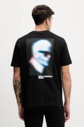 Karl Lagerfeld Jeans pamut póló - fekete XXL - answear - 33 990 Ft