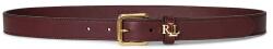 Lauren Ralph Lauren bőr öv fekete, 412968763 - burgundia XL