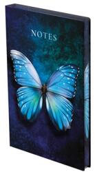 TopTimer Jegyzetfüzet A/5 TOPTIMER Notes kék pillangó vonalas 96 lap (26C167N-001)