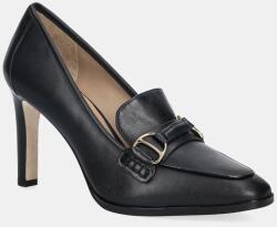 Lauren Ralph Lauren bőr flip-flop Tasha Tl fekete, magassarkú, 802P04169001 - fekete Női 36