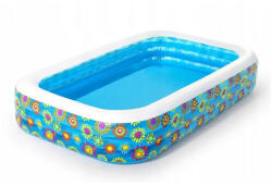 Bestway Családi Felfújható Medence Virágos Mintával - 305X183X56 cm