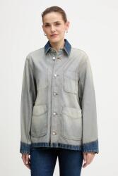 Calvin Klein Jeans pamut farmerdzseki - kék XS - answear - 80 990 Ft