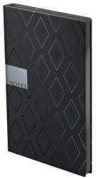TopTimer Jegyzetfüzet B/5 TOPTIMER Notes fekete diamond vonalas 96 lap (26C168N-010)