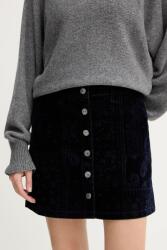 Guess bársony szoknya SERENA sötétkék, mini, egyenes, W5BD86 D0731 - sötétkék 28