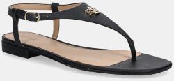 Lauren Ralph Lauren bőr szandál Everley 2 - fekete Női 36