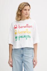United Colors of Benetton pamut póló x Stranger Things - fehér L - answear - 16 990 Ft