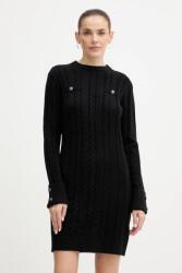 GUESS ruha gyapjúkeverékből ELSA - fekete XS