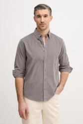 Benetton kordbársony ing legombolt galléros, szürke, regular, 5T98UQ066 - szürke L