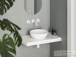 RAVAK UNI 400 B SLIM kerámia mosdó, matt fehér XJX0E140000 (XJX0E140000)