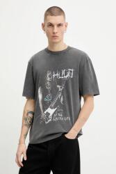 HUGO Blue pamut póló - szürke M - answear - 27 990 Ft