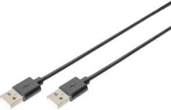ASSMANN USB kábel 1x USB 2.0 dugó A - 1x USB 2.0 dugó A 1 m, szürke