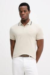 BOSS Green pamut póló - bézs XL - answear - 47 990 Ft