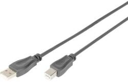 ASSMANN USB kábel 1x USB 2.0 dugó A - 1x 0.50 m Fekete Digitus