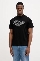 Guess pamut póló - fekete XXL - answear - 17 990 Ft