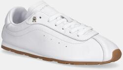 Tommy Hilfiger bőr sportcipő TH LOW PROFILE RUNNER - fehér Női 37
