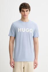 HUGO pamut póló - kék XXL - answear - 19 990 Ft
