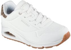 Skechers Дамски маратонки Skechers UNO Stand On Air Trainers Womens - White Leo