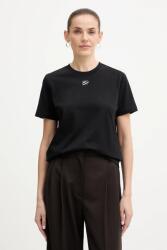 Karl Lagerfeld pamut póló KL ESSENTIAL - fekete XL