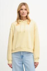 Tommy Hilfiger felső sárga, nyomott mintás, kapucnis, WW0WW47832 - sárga M