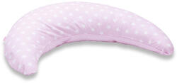 Scamp félhold párna - Rosa Star Dots