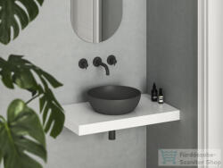 RAVAK UNI 400 B SLIM kerámia mosdó, antracit XJX03140000 (XJX03140000)