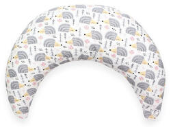 Scamp félhold párna - Hedgehog Grey