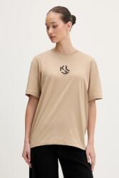 Karl Lagerfeld Jeans t-shirt - bézs XS - answear - 17 990 Ft