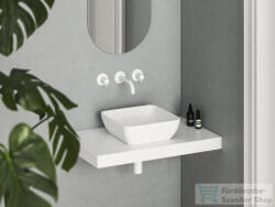 RAVAK UNI 380 S SLIM kerámia mosdó, matt fehér XJX0E138000 (XJX0E138000) - furdoszoba-szaniter