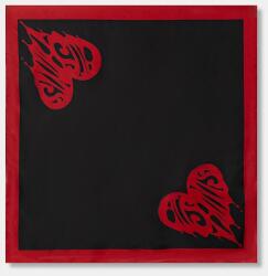 AllSaints selyem kendő - fekete Univerzális méret