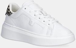 Tommy Hilfiger bőr sportcipő ANIMAL PRINT PLATFORM SNEAKER - fehér Női 37