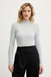 BOSS Orange pulóver gyapjúkeverékből - kék L - answear - 56 990 Ft