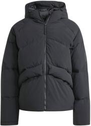 adidas Яке Adidas Men's Big Baffle Water Resistant Duck Down Long Sleeve Down Jacket - Black