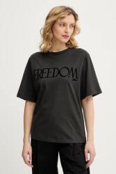 BOSS Orange pamut póló - szürke XL - answear - 31 990 Ft