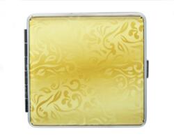 Padonio Arany mintás fém cigarettatárca, 20 szál cigarettának - 4 (M-06444-4)