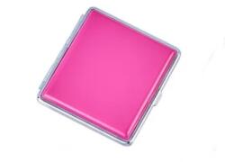 Padonio Rózsaszín fém cigarettatárca, 20 szál cigarettának - 1 (M-117207-1)