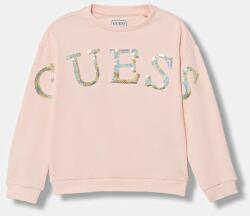 GUESS gyerek melegítőfelső pamutból - rózsaszín 105-112 - answear - 19 990 Ft