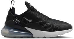 Nike Дамски маратонки Nike Air Max 270 Ladies Trainers - Blk/Mtl Slv-Wht