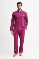 United Colors of Benetton pamut pizsama x Stranger Things lila, mintás, 4QFZ4P02Z - lila S