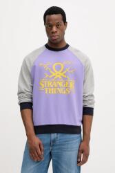Benetton pamut melegítőfelső x Stranger Things - lila S