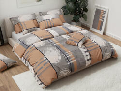  Pamut ágyneműhuzat PINIA szürke Ágyneműhuzat mérete: 70 x 90 cm | 140 x 220 cm