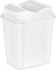 Orion Coș de gunoi din plastic cu capac basculant 9 l alb Cos de gunoi