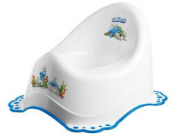 MALTEX Csúszásmentes Bili Hupikék Törpikék Fehér - Stabil, Kényelmes és Könnyen Tisztítható Gyermek Bili