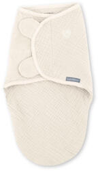 Ingenuity SwaddleMe Muszlin Pólya 1.5 TOG 0-3 Hónapos Babáknak Krém - Puha, Lélegző, Biztonságos Alváshoz