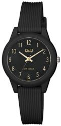 Q&Q női karóra, quartz, fekete színű tok, fekete színű szíj, fekete színű számlap, VS13J009Y (4043-1)