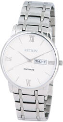 ASTRON 8036-7 férfi karóra, ezüst színű nemesacél tok, ezüst színű nemesacél csat, fehér számlap, zafírüveg, quartz szerkezet, cseppmentes vízállóság (8036-7) - oranagykereskedes