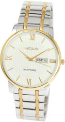 ASTRON 8004-0 analóg, férfi karóra, bicolor nemesacél tok, bicolor nemesacél csat, római számos fehér számlap, zafírüveg, quartz szerkezet, cseppmentes vízállóság (8004-0) - oranagykereskedes