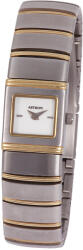 ASTRON 5063-7 női karóra, bicolor színű nemesacél tok, bicolor nemesacél csat, fehér számlap, keményített ásványüveg, quartz szerkezet, cseppmentes vízállóság (5063-7) - oranagykereskedes