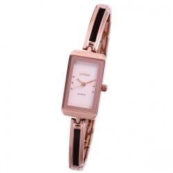 ASTRON 5748-9 női karóra, rózsaarany színű fém tok, rózsaarany színű fémcsat, rózsaarany színű számlap, keményített ásványüveg, quartz szerkezet, cseppmentes vízállóság (5748-9) - oranagykereskedes